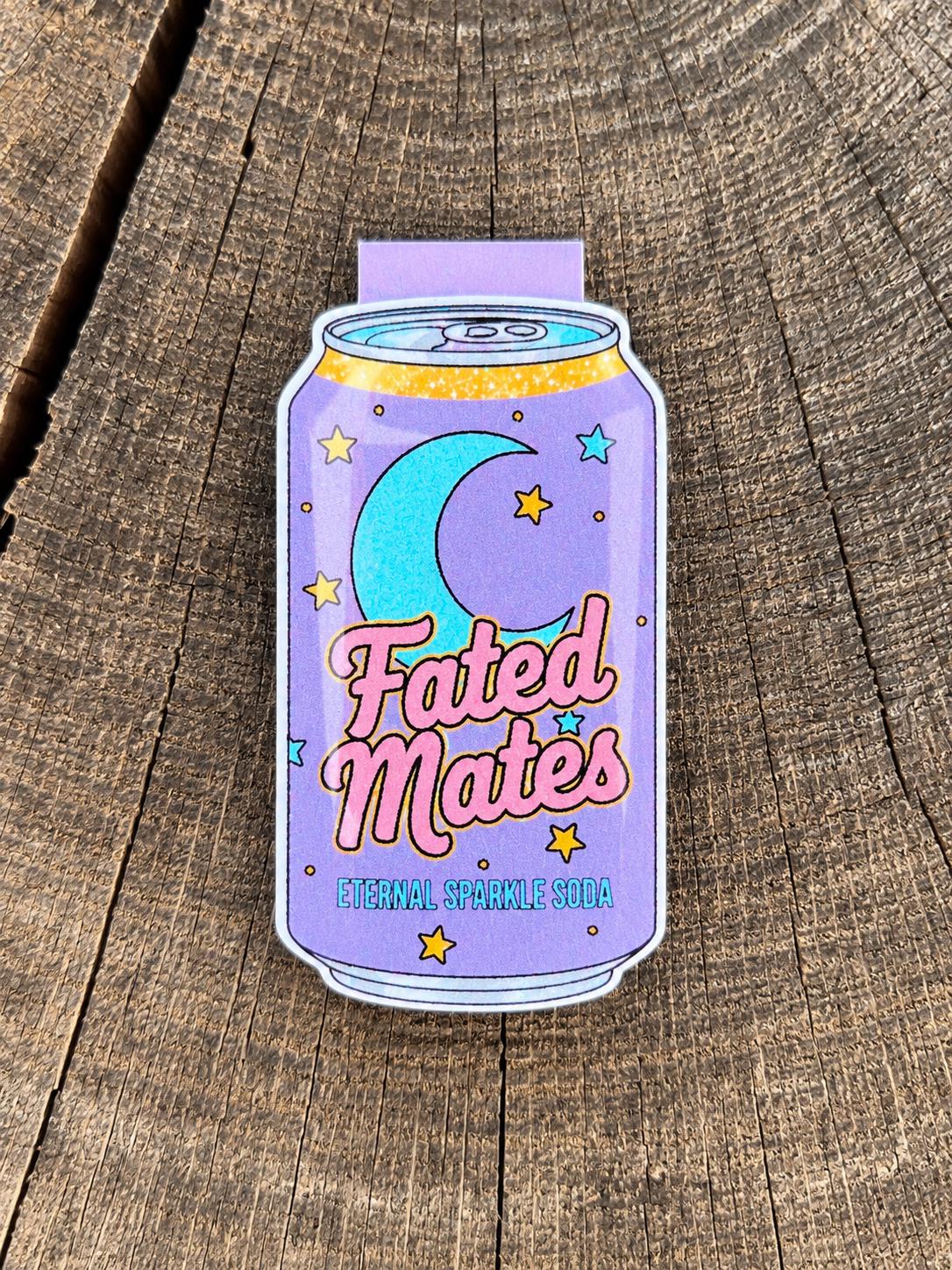 Themed Soda Can Magnetic Bookmarks | Dark Romance, Romantasy, Fantasy Readers (Handmade)